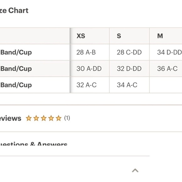 FOURLAPS SOLO BRA IN BLUSH/WHITE Women’s Size Medium - Picture 7 of 7